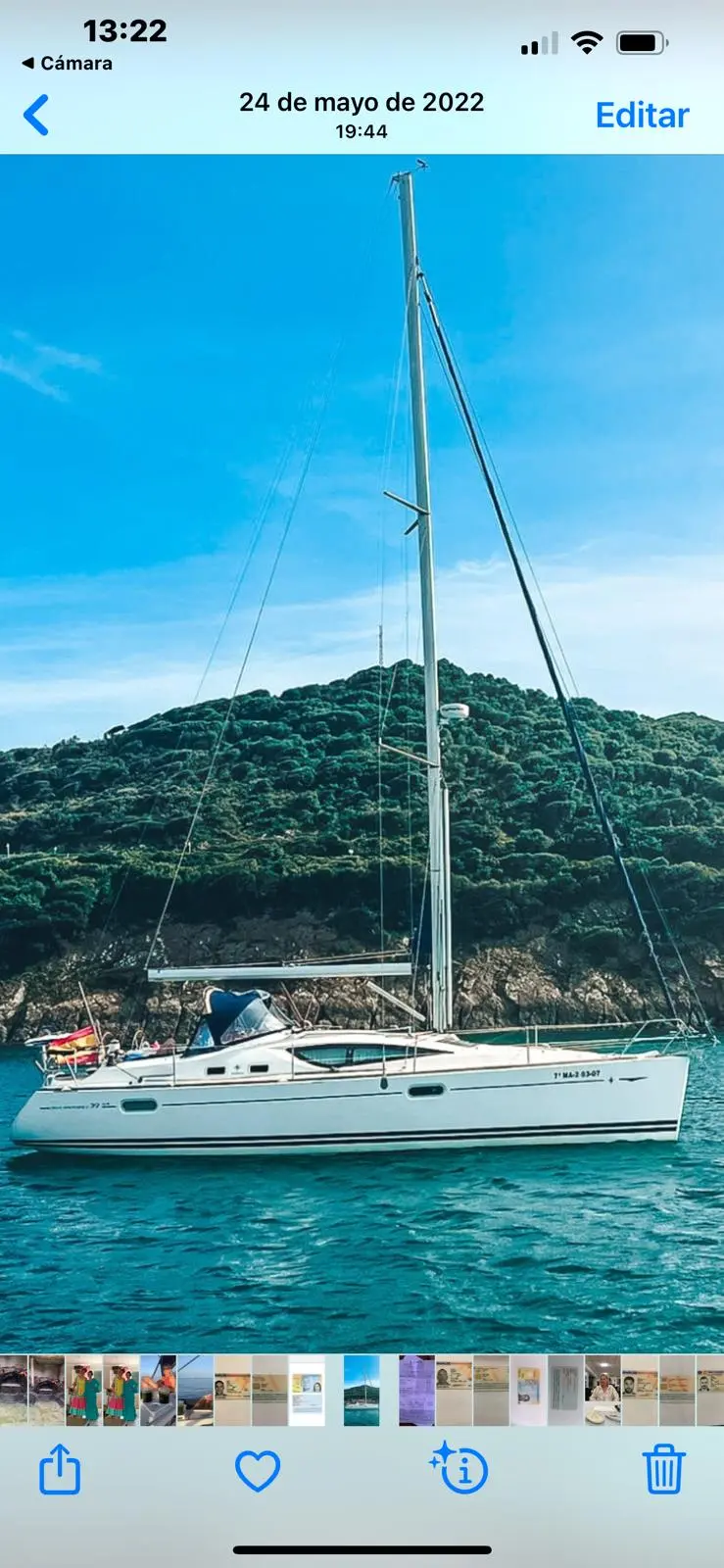 Alquiler de barco en Algeciras - JEANNEAU SUN ODYSSEY 39 DS image 2